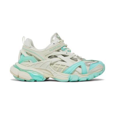 (W) Balenciaga Track.2 Sneaker 'White Green'