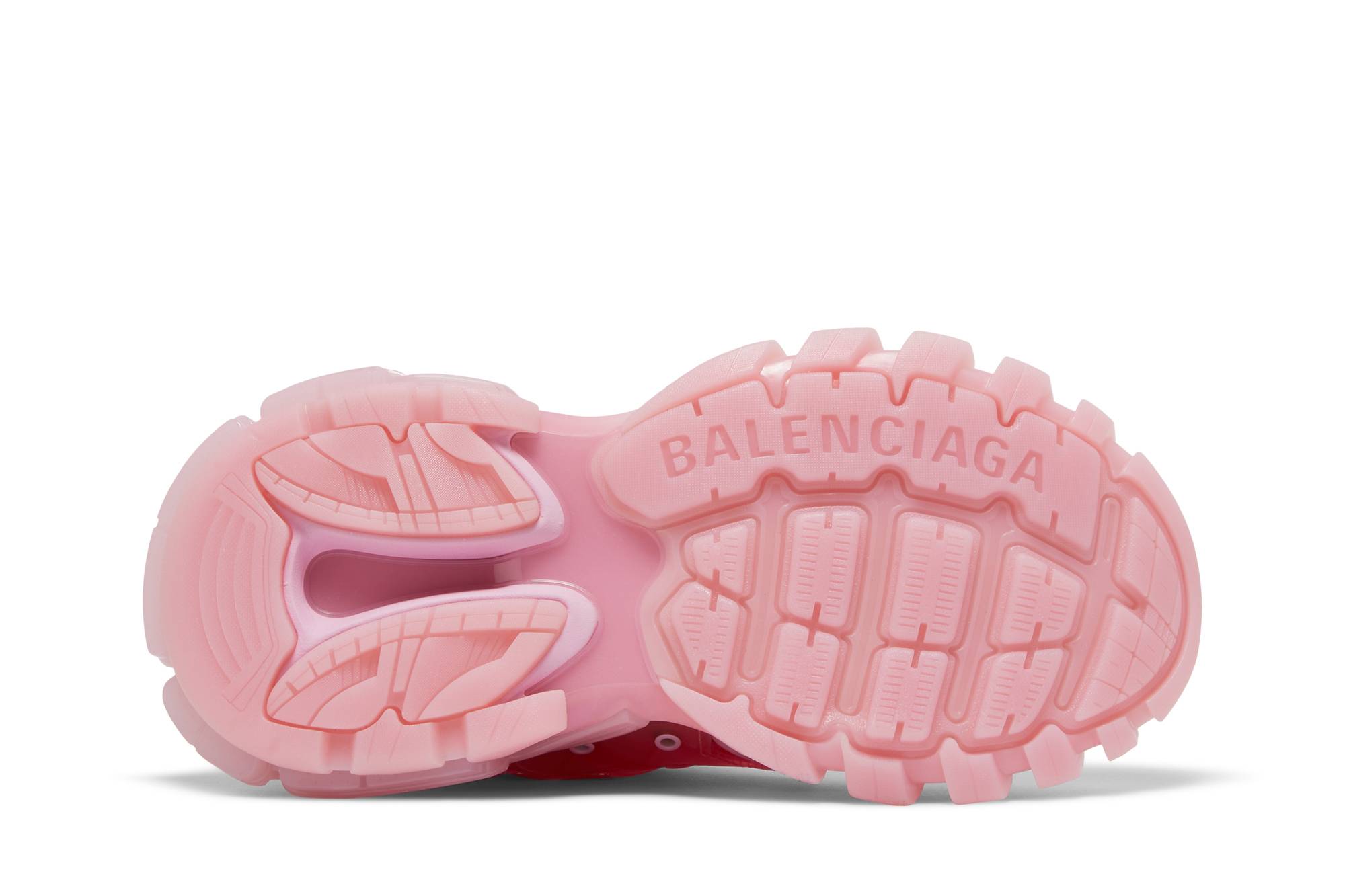 Shop (W) Balenciaga Track Sneaker 'Tapak Jernih - Merah Jambu' 647741-W3BM4-5000