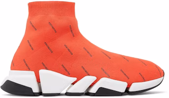 Balenciaga Speed 2.0 Sneaker 'All Over Logo - Intense Red' 617239-W2DBF-6910 Balenciaga Speed 2.0 Sneaker 'All Over Logo - Intense Red' 617239-W2DBF-6910