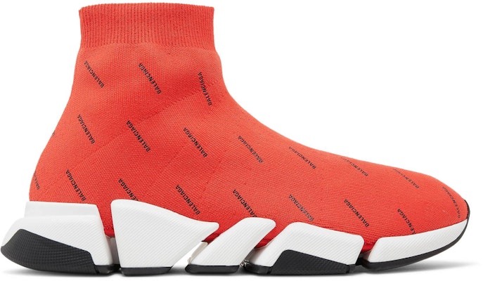 Balenciaga Speed 2.0 Sneaker 'Logo Penuh - Merah Menyala' 617239-W2DBF-6910 Buy Balenciaga Speed 2.0 Sneaker 'Logo Penuh - Merah Menyala' 617239-W2DBF-6910