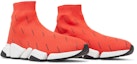 Cheap Balenciaga Speed 2.0 Sneaker 'Logo Penuh - Merah Menyala' 617239-W2DBF-6910