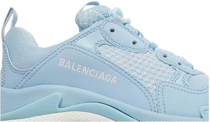 (W) 巴黎世家Triple S 运动鞋‘浅蓝色’ 524039-W2CA7-4090 Order (W) 巴黎世家Triple S 运动鞋‘浅蓝色’ 524039-W2CA7-4090