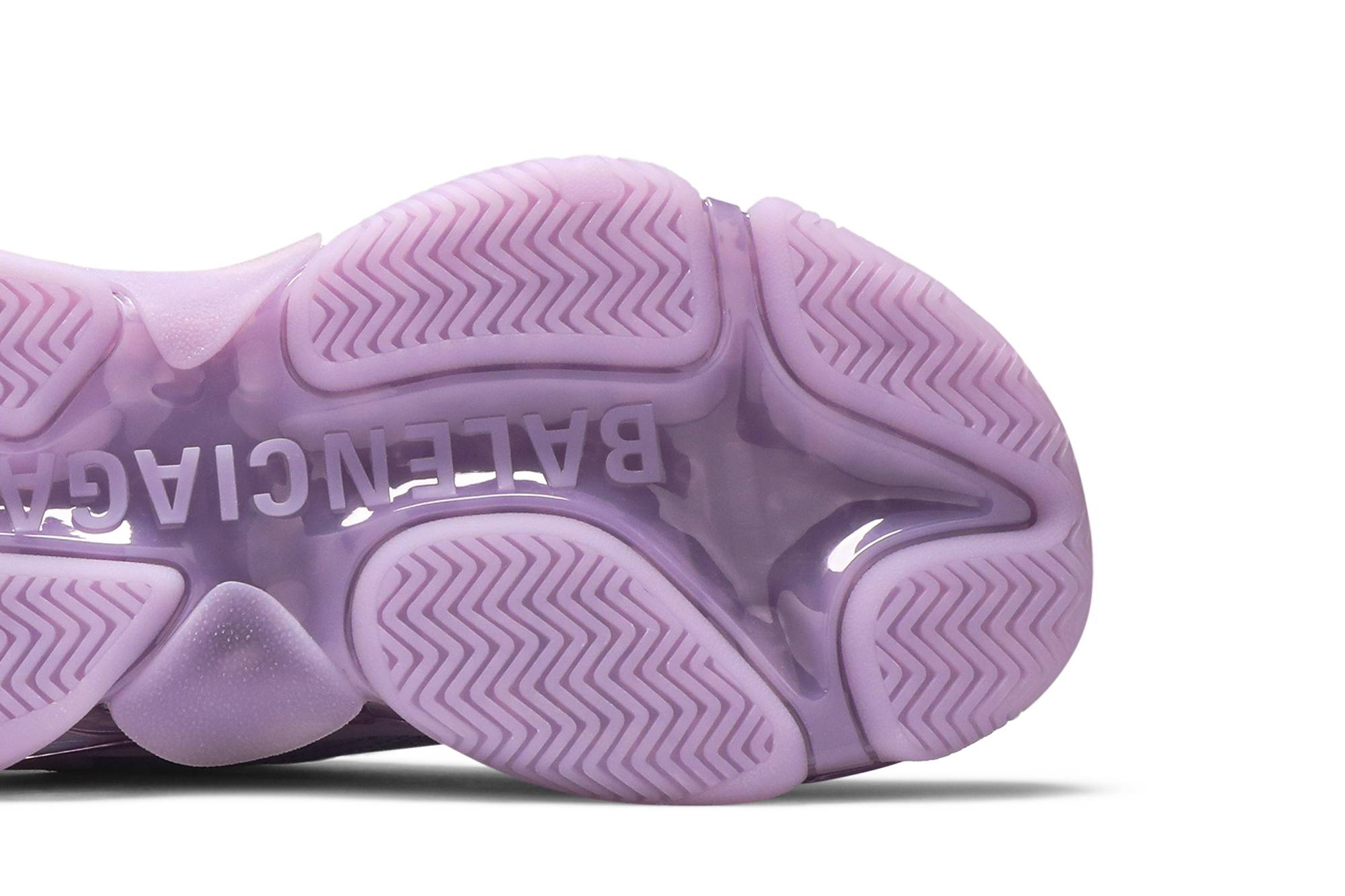 Purchase (W) Balenciaga Triple S Zapatillas 'Suela Transparente - Lila Claro' 544351-W2GA1-5890