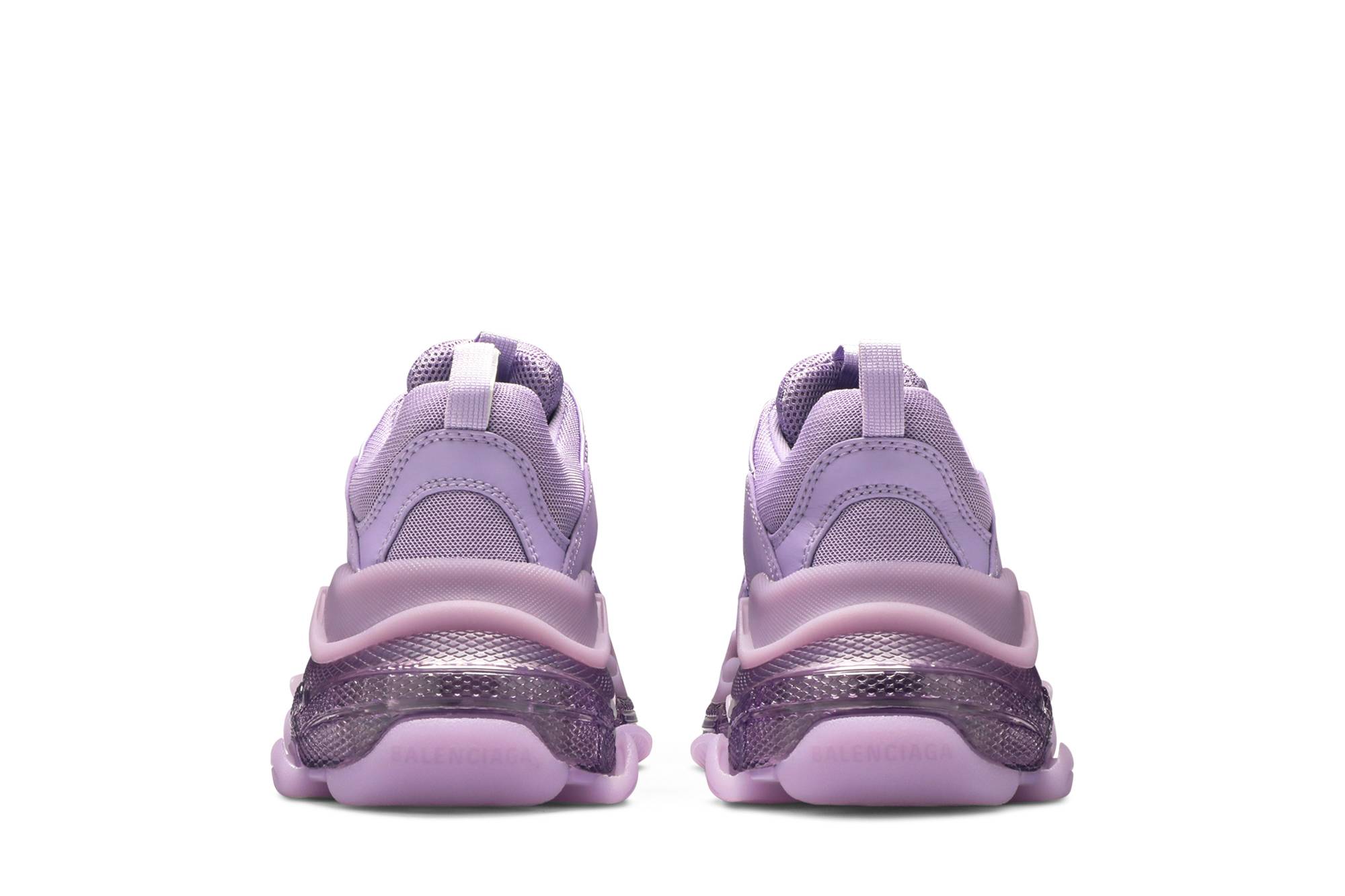 Details for (W) Balenciaga Triple S Zapatillas 'Suela Transparente - Lila Claro' 544351-W2GA1-5890