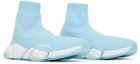 Cheap Balenciaga Speed 2.0 Sneaker 'Biru Muda' 654020-W2DI2-4190