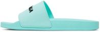Lookbook Balenciaga Pool Slides 'Mint' 565826-W1S80-3410
