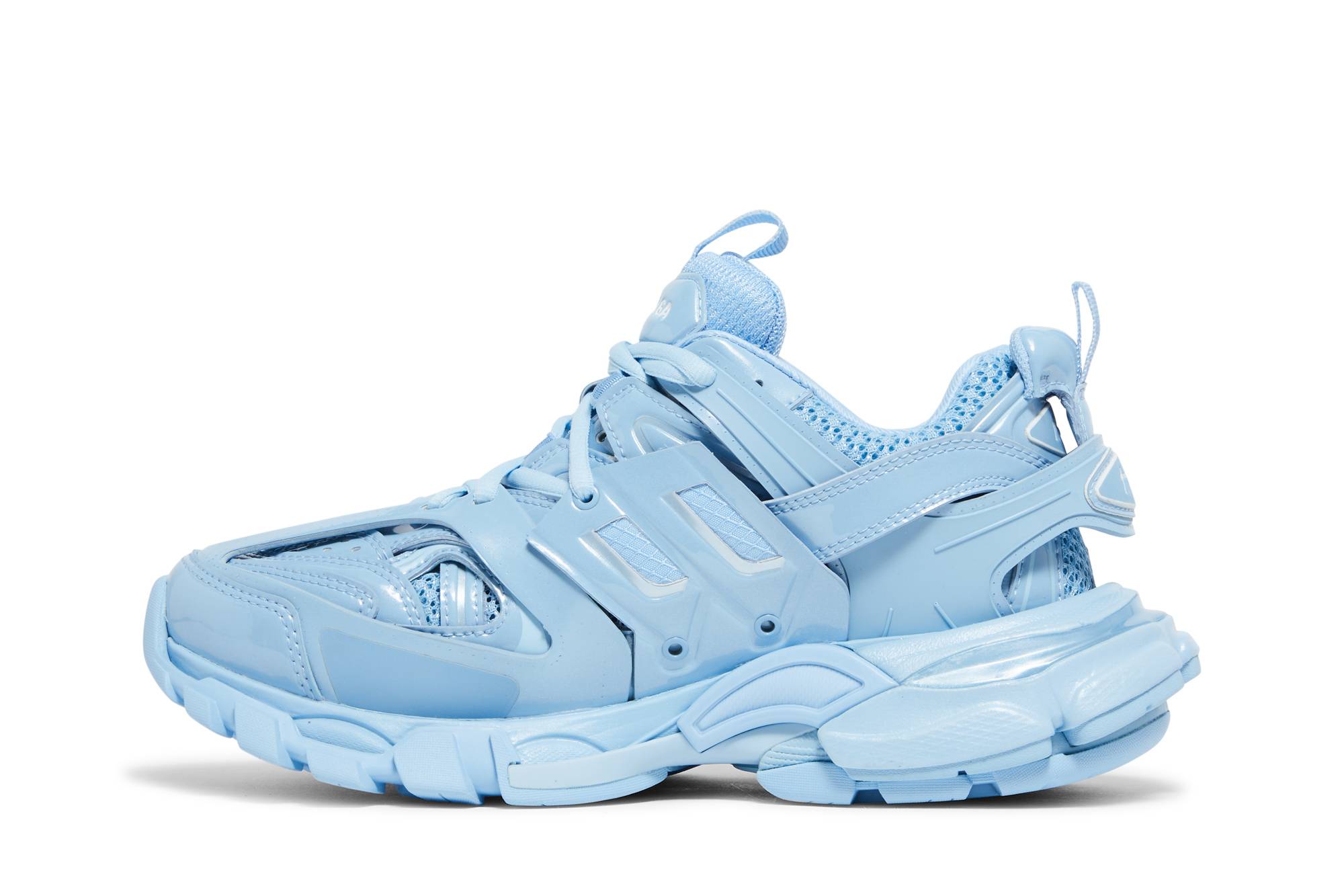 Lookbook （女款）Balenciaga Track 运动鞋「金属靛蓝」 542436-W2FS8-4200