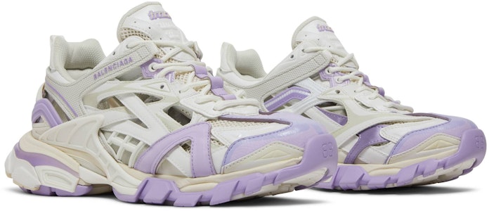 (W) 巴黎世家 Track.2 运动鞋 '紫白色' 568615-W3AE2-5711 Cheap (W) 巴黎世家 Track.2 运动鞋 '紫白色' 568615-W3AE2-5711