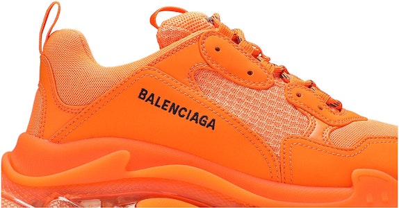 巴黎世家Triple S运动鞋“透明底-橙色” 541624-W2GA1-7510 Order 巴黎世家Triple S运动鞋“透明底-橙色” 541624-W2GA1-7510