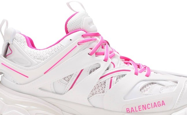 (W) 巴黎世家 Track 运动鞋 '白色荧光粉' 542436-W3AC2-9055 Order (W) 巴黎世家 Track 运动鞋 '白色荧光粉' 542436-W3AC2-9055