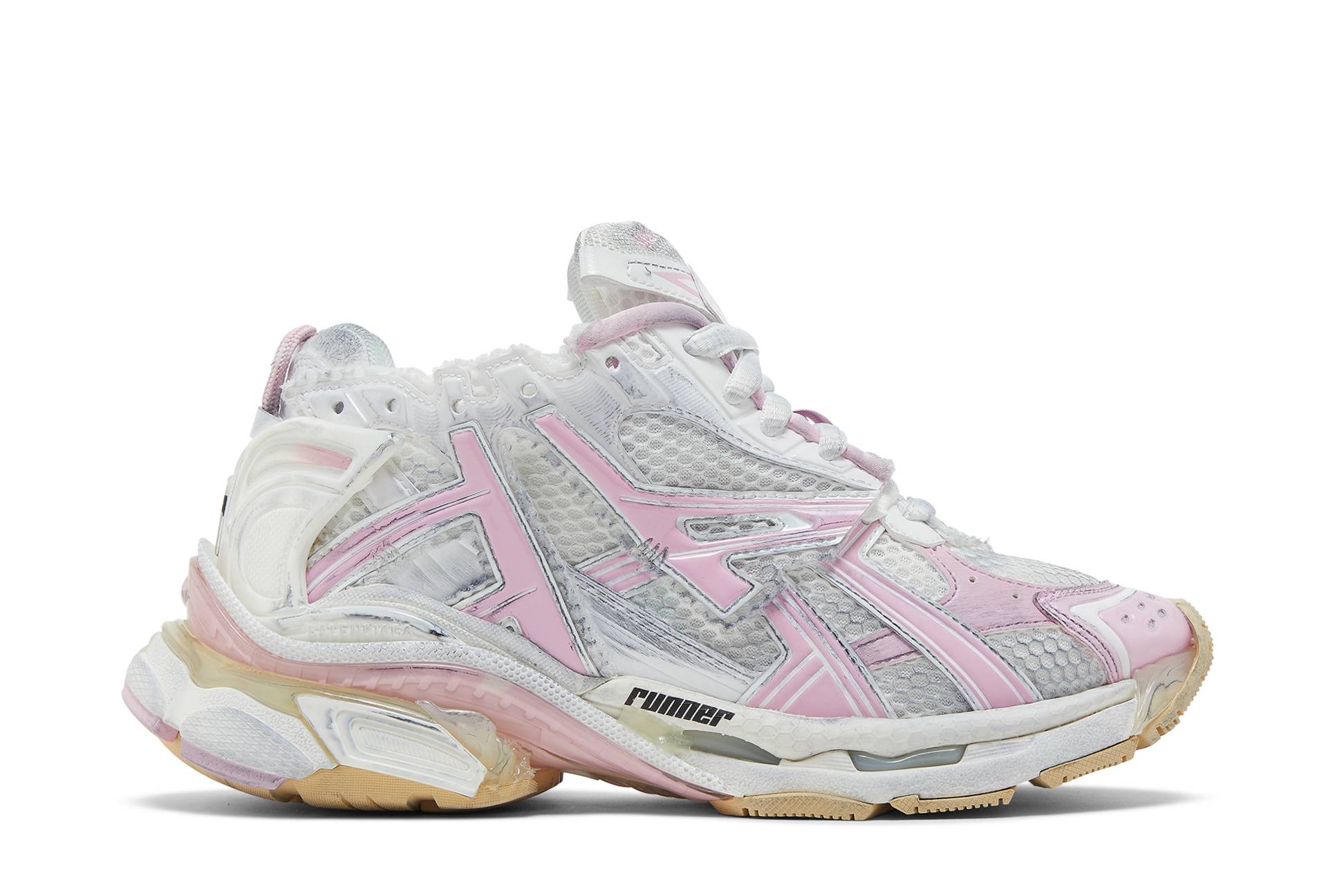 (Women) Balenciaga Runner Sneaker 'White Pink'  677402-W3RB3-9059