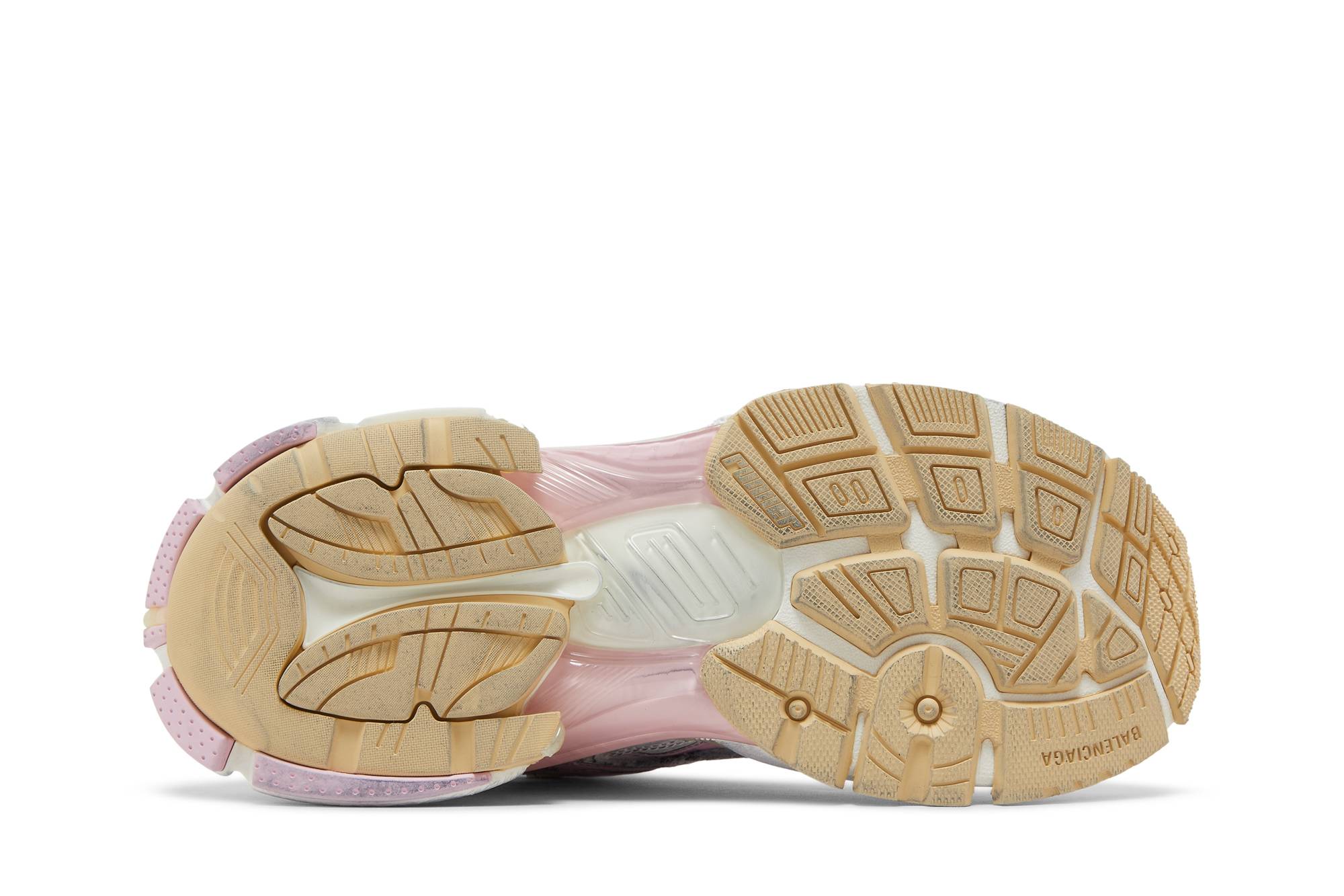 Shop (W) Balenciaga Runner Sneakers 'Putih Merah Jambu' 677402-W3RB3-9059