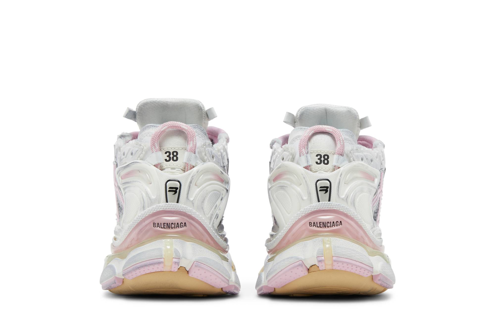 Details for (W) Balenciaga Runner Sneakers 'Putih Merah Jambu' 677402-W3RB3-9059