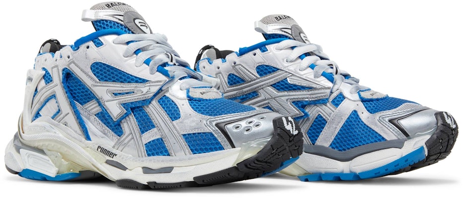Balenciaga バレンシアガ runner ロゴ スニーカー ブルー バレンシアガ Runner スニーカー