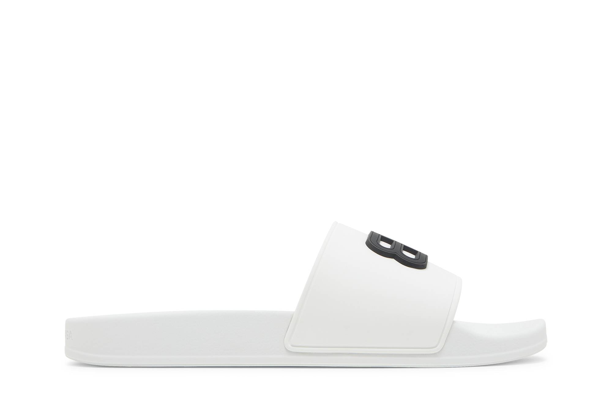 Balenciaga Pool Slides 'White Black' 656395W1S8B9034 Novelship