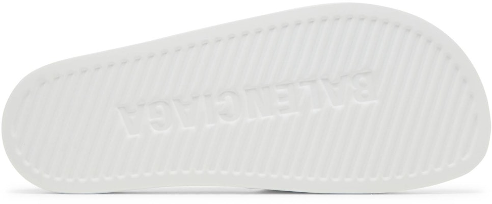 Balenciaga Pool Slides 'White Black' 656395-W1S8B-9034 Shop Balenciaga Pool Slides 'White Black' 656395-W1S8B-9034