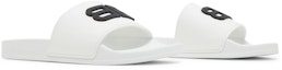 Cheap 巴黎世家 泳池拖鞋 '白黑' 656395-W1S8B-9034