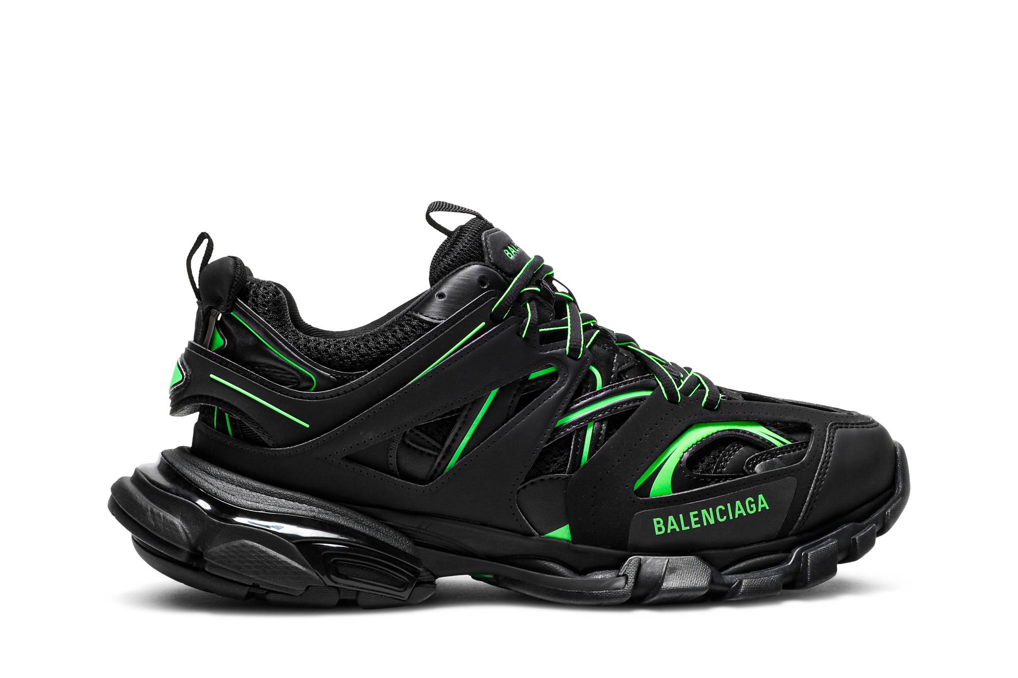 Balenciaga Track Sneaker 'Black Green' 542023-W3AC2-1035