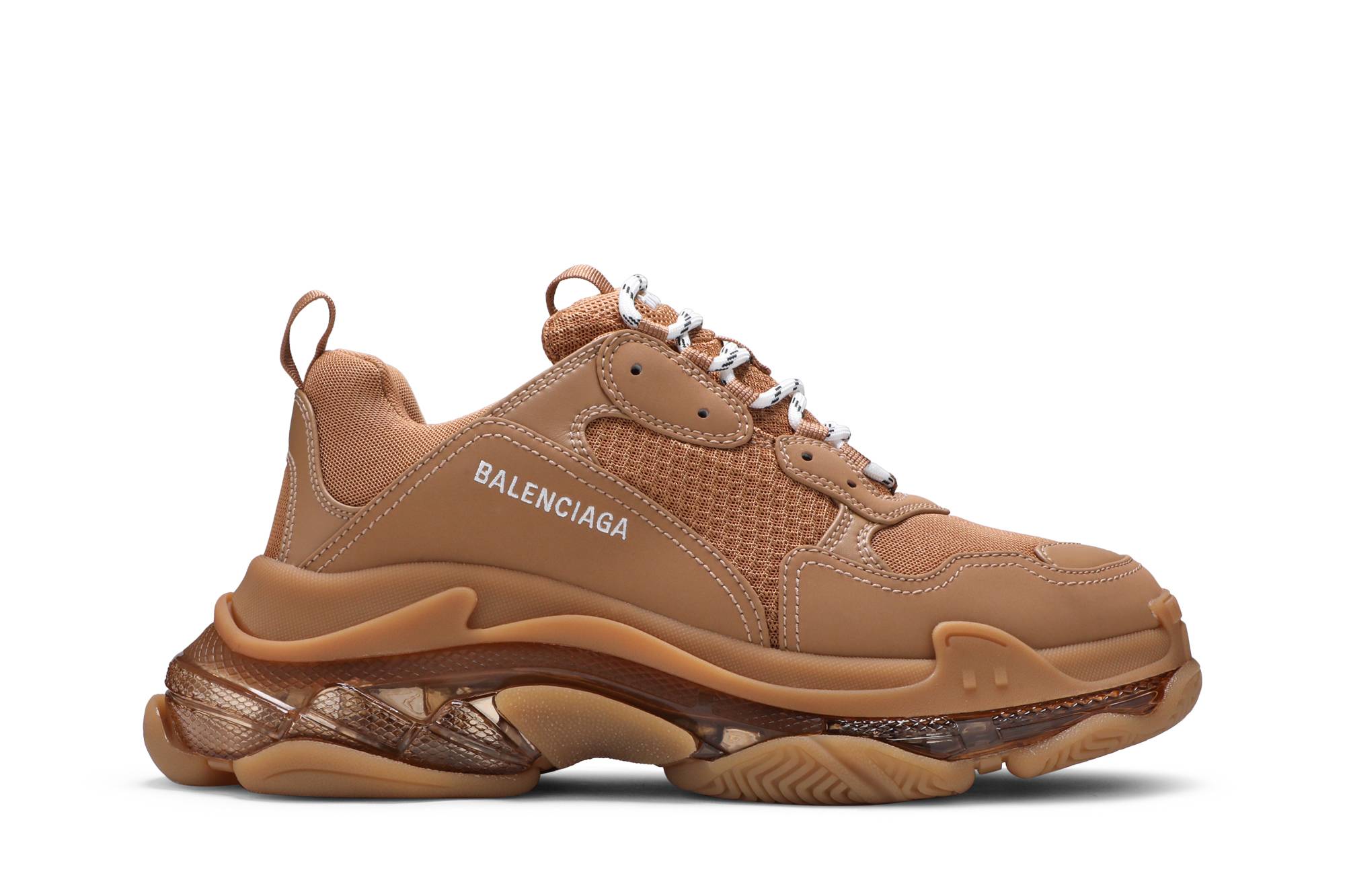 Balenciaga Triple S Sneaker 'Clear Sole - Light Camel' 541624-W2GA1-2706