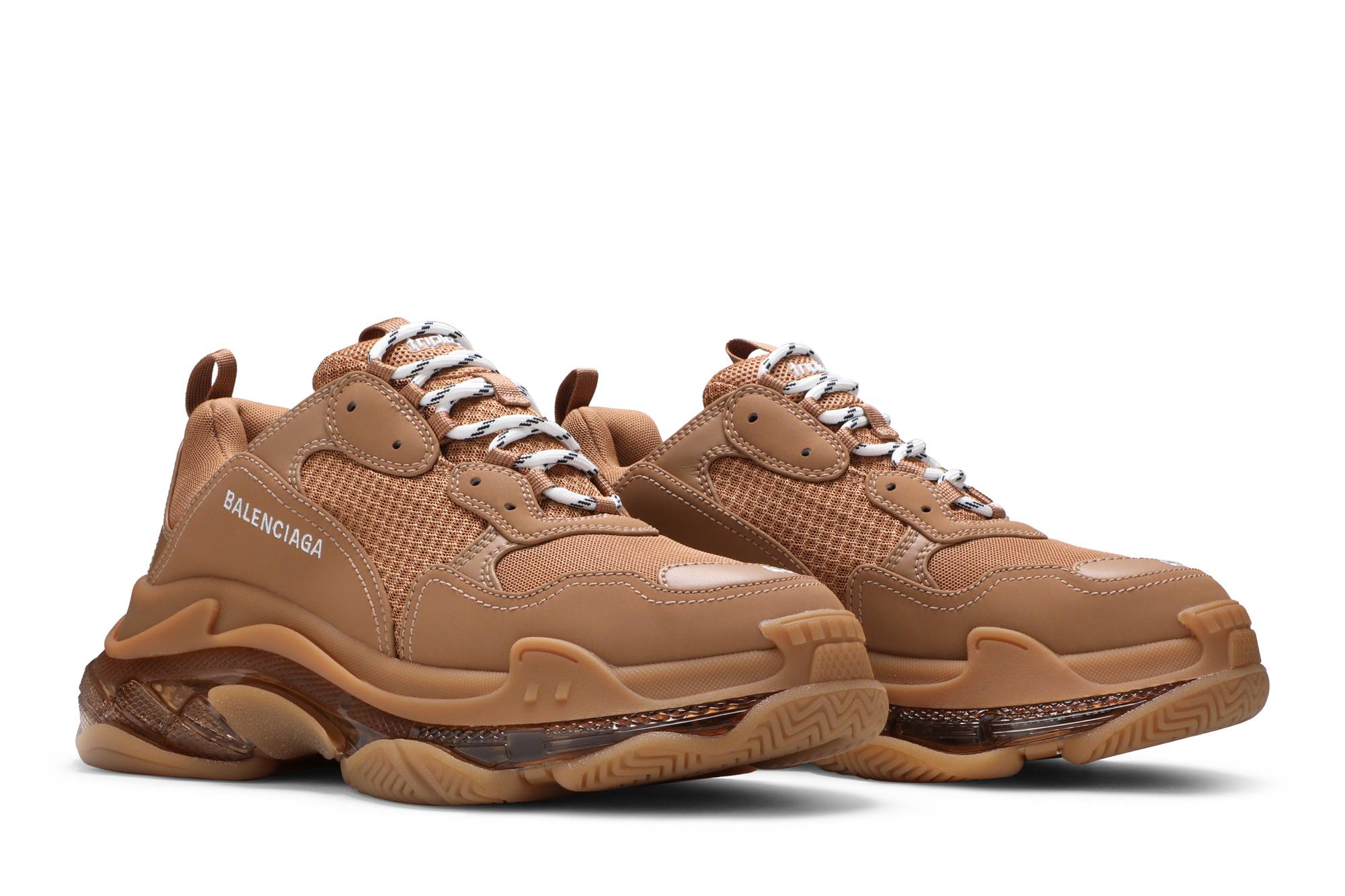 Cheap Balenciaga Triple S Sneaker 'Sol Bening - Camel Terang' 541624-W2GA1-2706