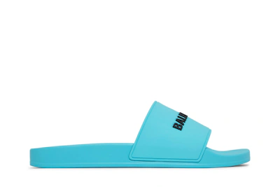 Balenciaga Pool Slides 'Bright Blue'