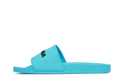 Balenciaga Pool Slides 'Bright Blue'