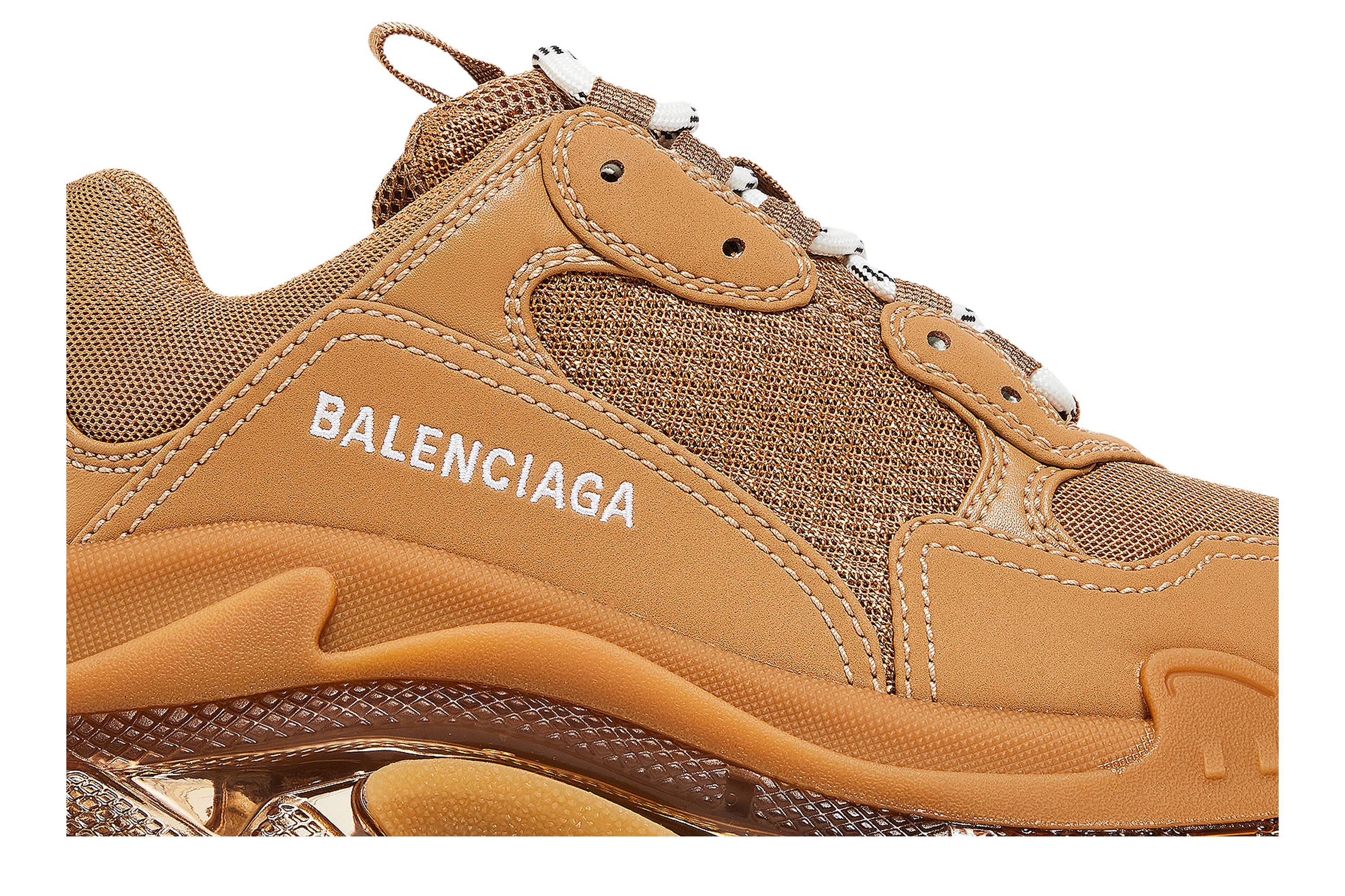 Order (W) Balenciaga Triple S 'Clear Sole - Camel Muda' 544351-W2GA1-2706