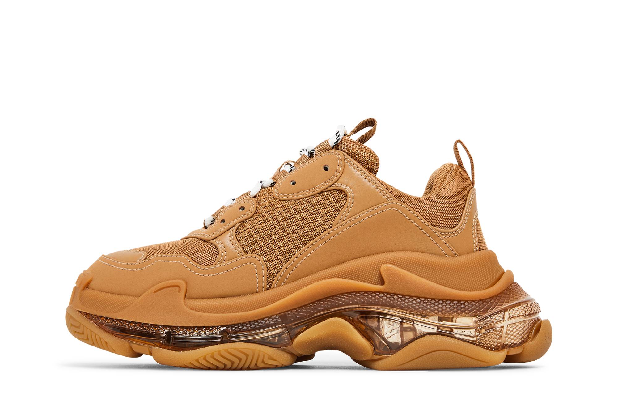 Lookbook (W) Balenciaga Triple S 'Clear Sole - Camel Muda' 544351-W2GA1-2706