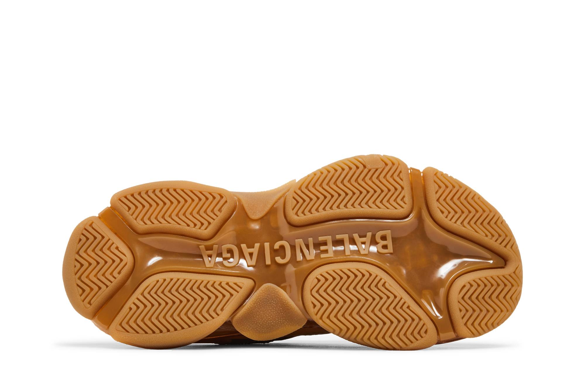 Shop (W) Balenciaga Triple S 'Clear Sole - Camel Muda' 544351-W2GA1-2706