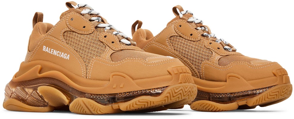 Balenciaga triple online s camel