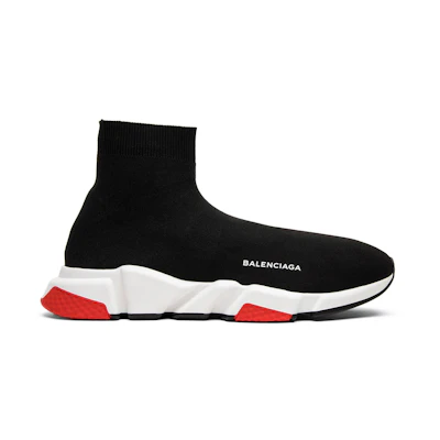 Balenciaga Speed Trainer Mid 'Black Red'