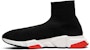 Balenciaga Speed Trainer Mid 'Hitam Merah' 506335-W05G0-1000