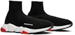 Balenciaga Speed Trainer Mid 'Hitam Merah' 506335-W05G0-1000