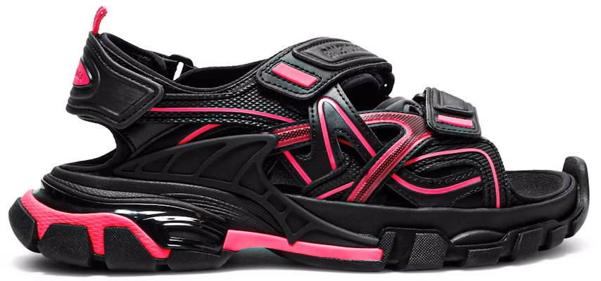 Black and 2024 pink balenciaga track