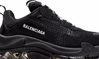 Order (女性)Balenciaga Triple S 運動鞋 '透明鞋底 - 黑色' 544351-W2FB1-1000