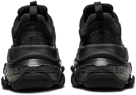 (W) 발렌시아가 트리플S 클리어솔 블랙 (Balenciaga Triple S Clear Sole Black) 544351-W2FB1-1000 Details for (W) 발렌시아가 트리플S 클리어솔 블랙 (Balenciaga Triple S Clear Sole Black) 544351-W2FB1-1000
