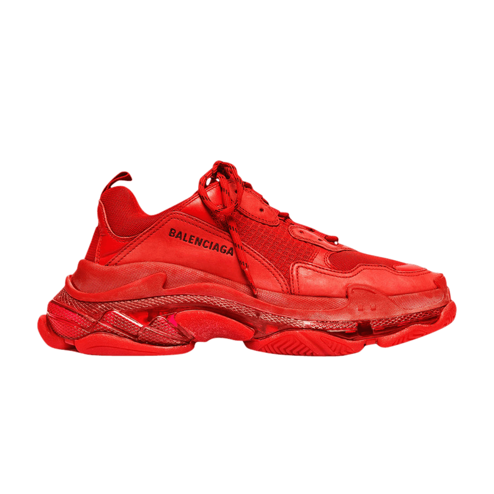 Balenciaga Triple S Clear Sole Sneaker 'Red' 541624-W2CE1-6500