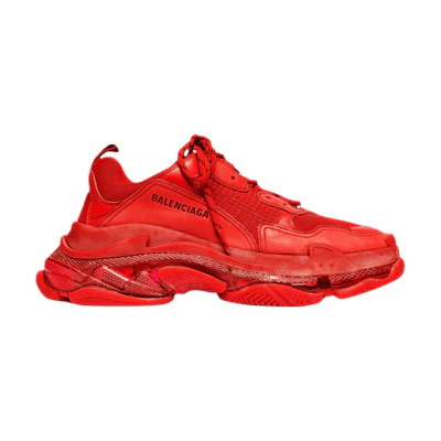 Balenciaga Triple S Clear Sole Sneaker 'Red'