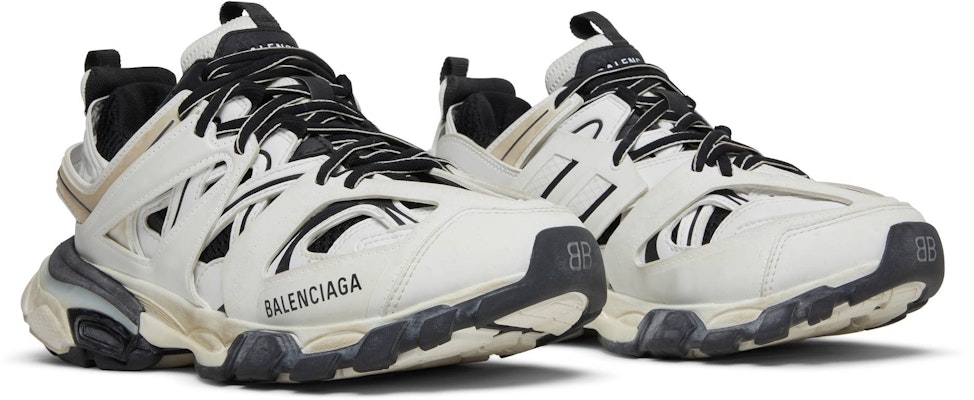 (W) 巴黎世家 Track运动鞋 '白色黑色' 542436-W1GC4-9010 Cheap (W) 巴黎世家 Track运动鞋 '白色黑色' 542436-W1GC4-9010