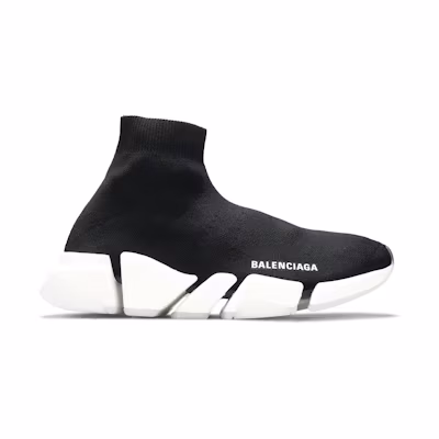 (W) Balenciaga Speed 2.0 Sneaker 'Black White'