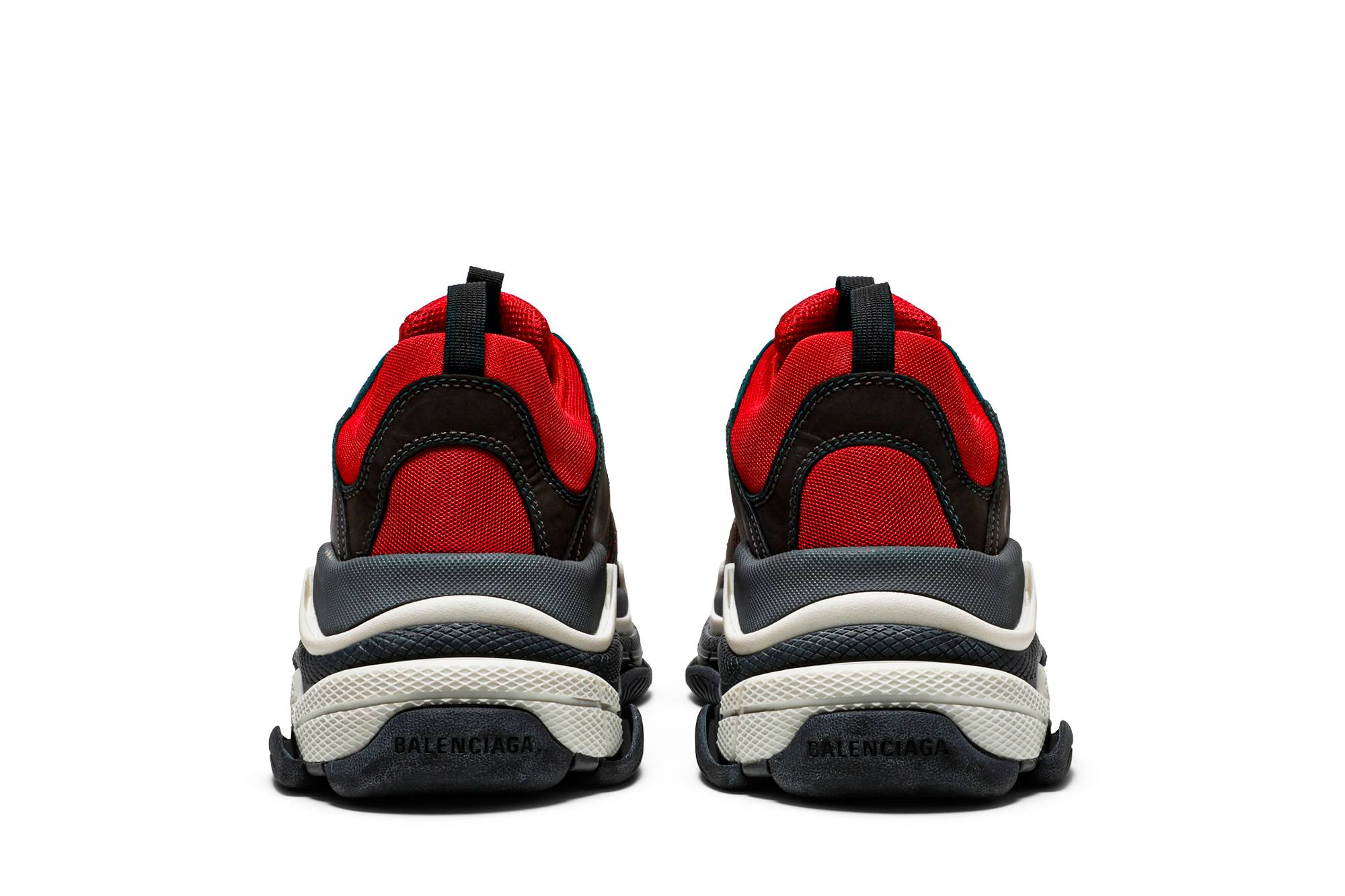 Details for Balenciaga Triple S Sneaker 'Bred' Warna Hitam Merah 516440-W09O7-6576