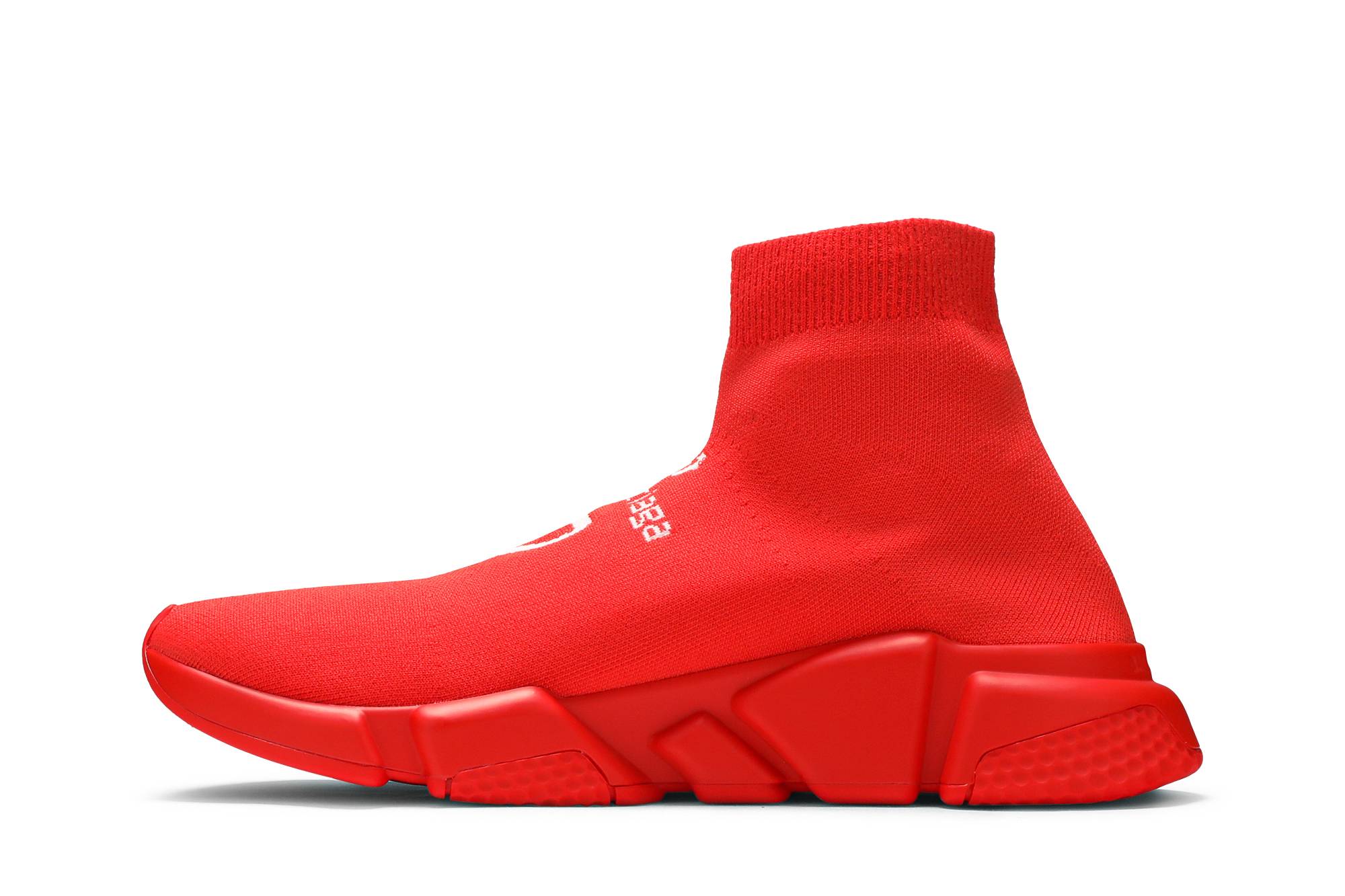 Lookbook Balenciaga Speed Sneaker 'Merah Intens' 645734-W2DBU-6990