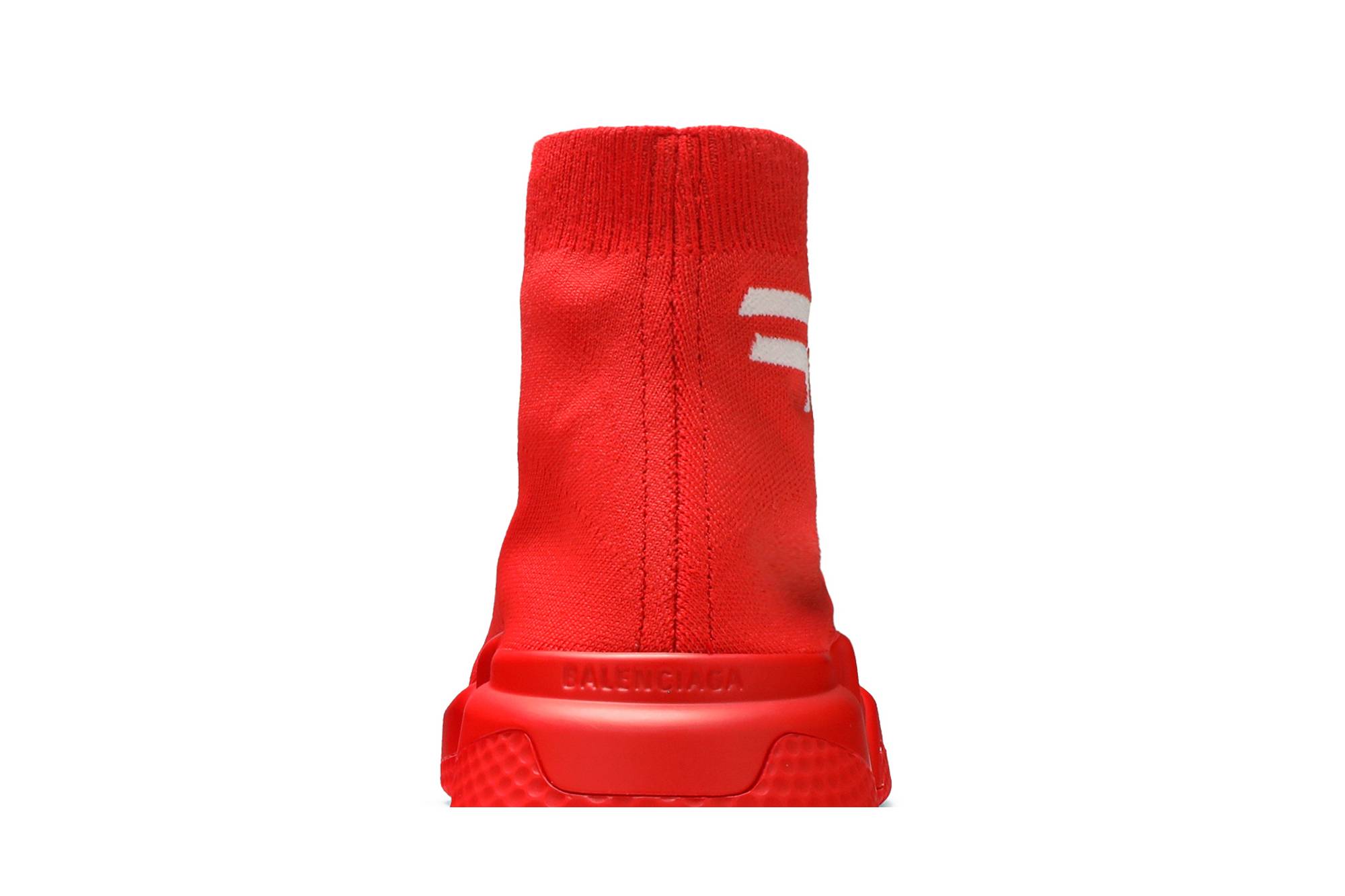 Sizing Balenciaga Speed Sneaker 'Merah Intens' 645734-W2DBU-6990