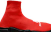 Order Balenciaga Speed Sneaker Reciclada 'Rojo Negro' 617238-W2A51-6010