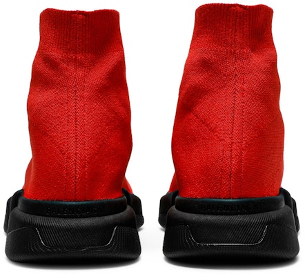 Balenciaga Speed Sneaker Reciclada 'Rojo Negro' 617238-W2A51-6010 Details for Balenciaga Speed Sneaker Reciclada 'Rojo Negro' 617238-W2A51-6010
