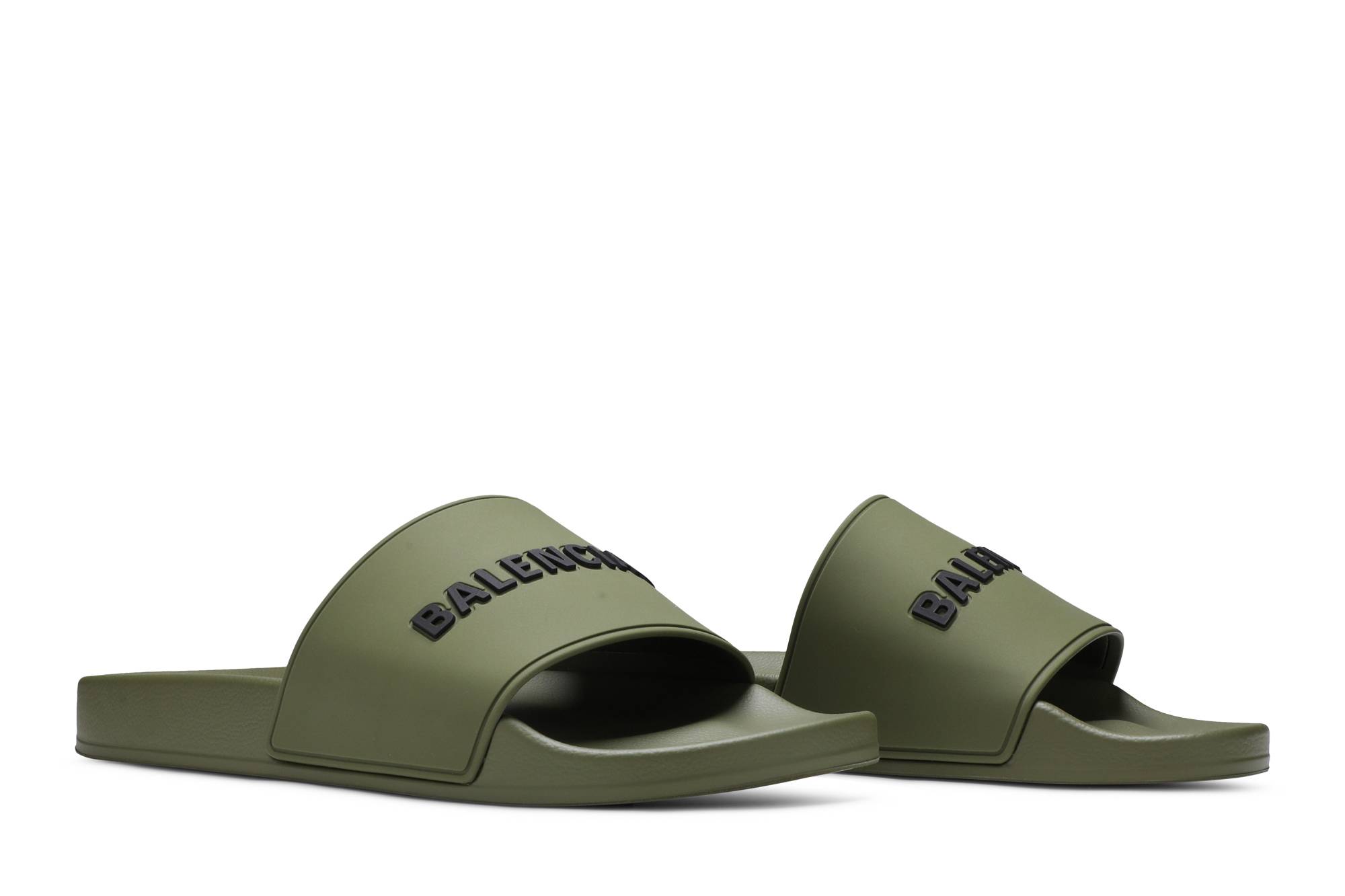 balenciaga slides green