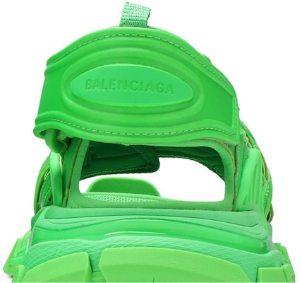 Green top balenciaga sandals