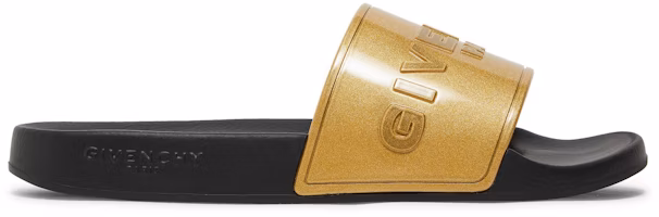Givenchy Logo Slide 'Metallic Golden' BH300HH10B-005 Givenchy Logo Slide 'Metallic Golden' BH300HH10B-005