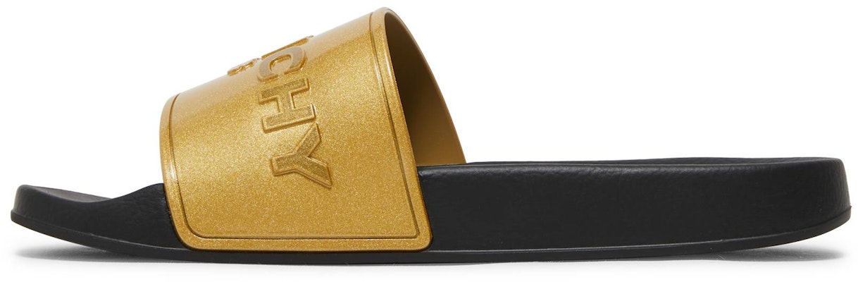 Buy Givenchy Logo Slide 'Metallic Golden' - BH300HH10B 005