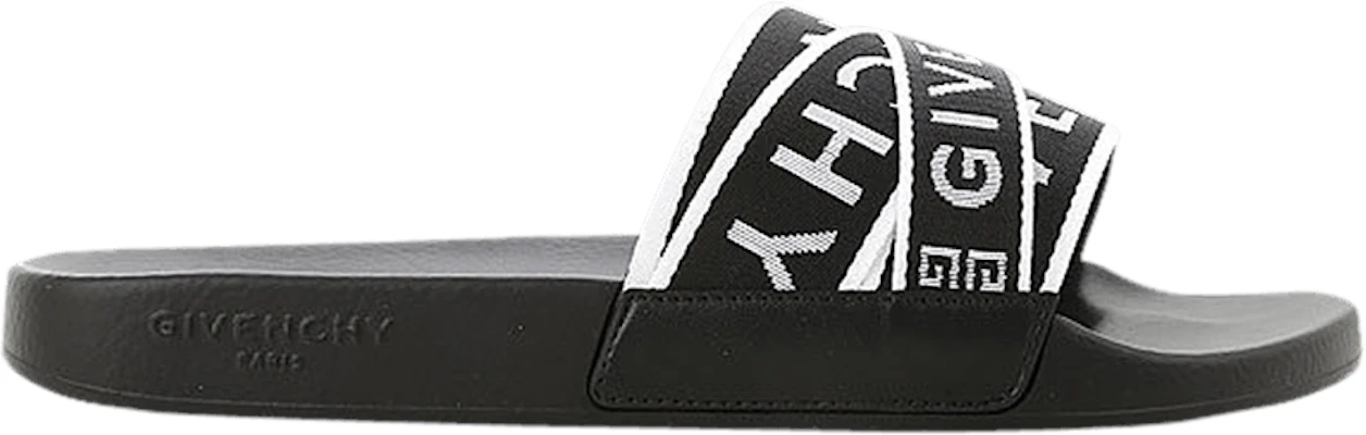 Givenchy Slide Logo Webbing Black BH300DH0A5 004 BH300DH0A5